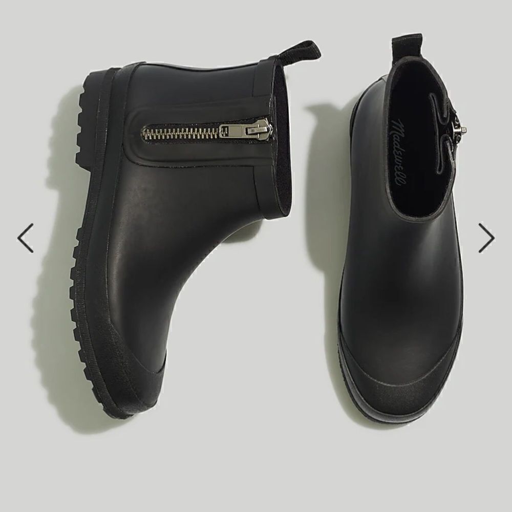 Madewell The Zip-Up Lugsole Rain Boot*